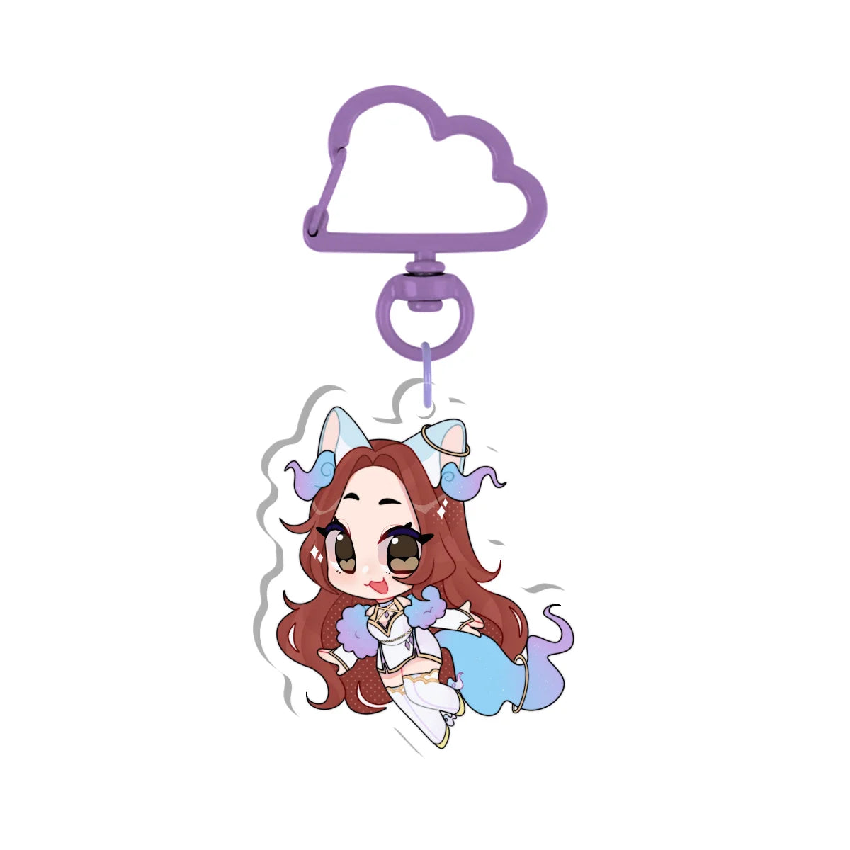 bluenovavtuber "Chibi" Keychain
