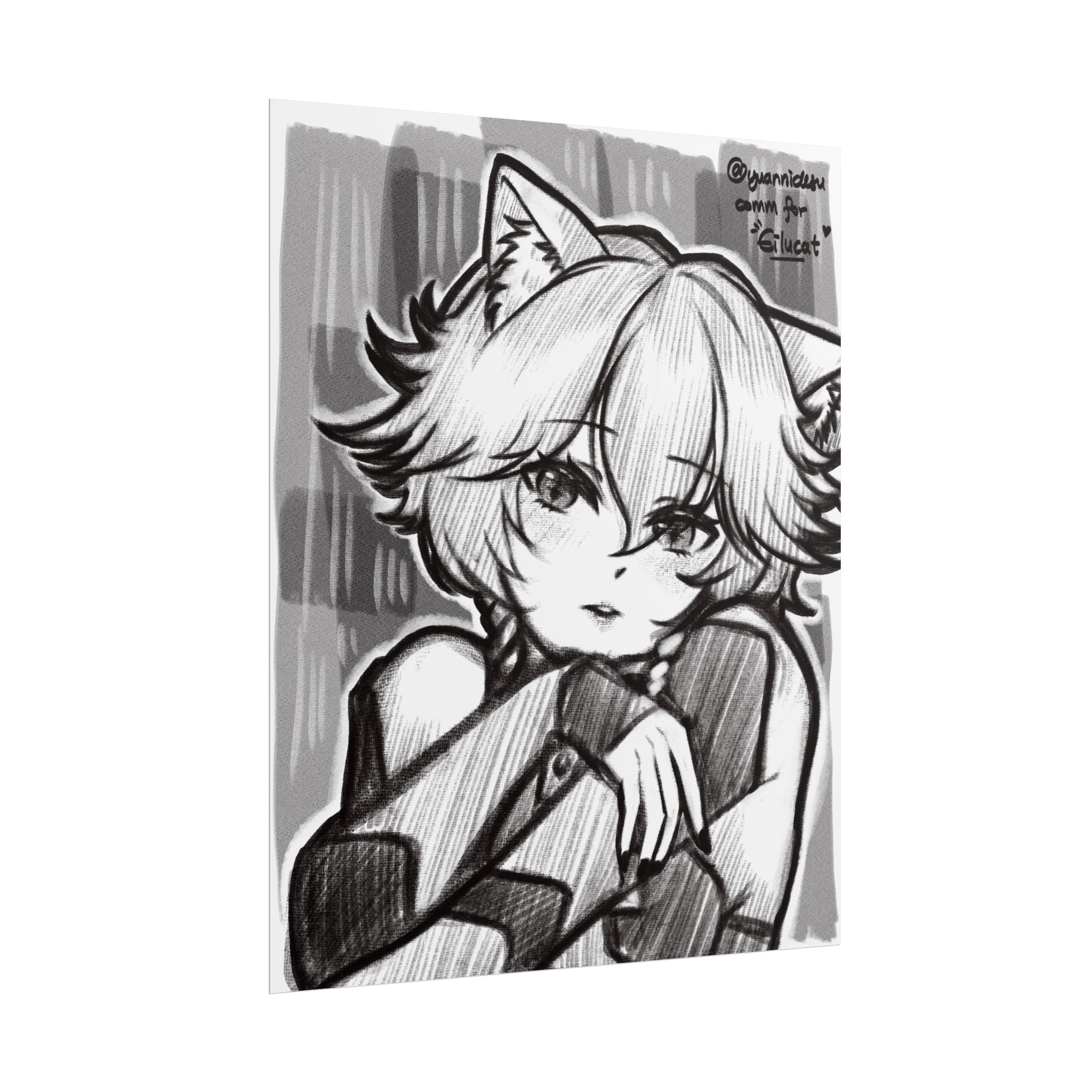 Eilucat Sketch Print