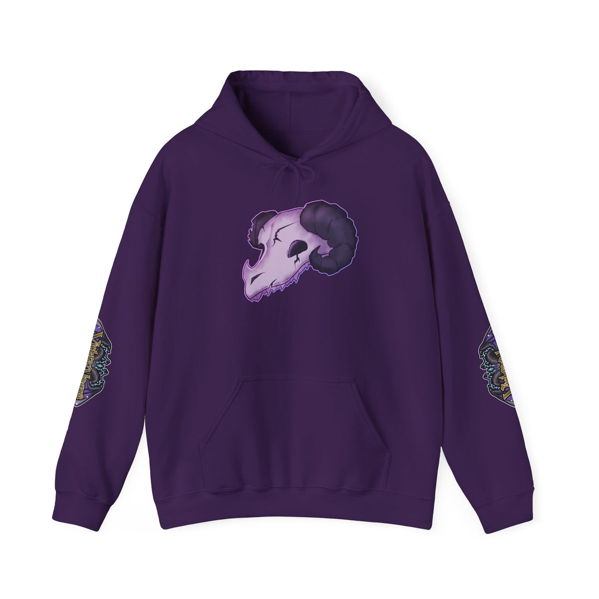 VickraAlnova "Horned Skull" Designer Hoodie
