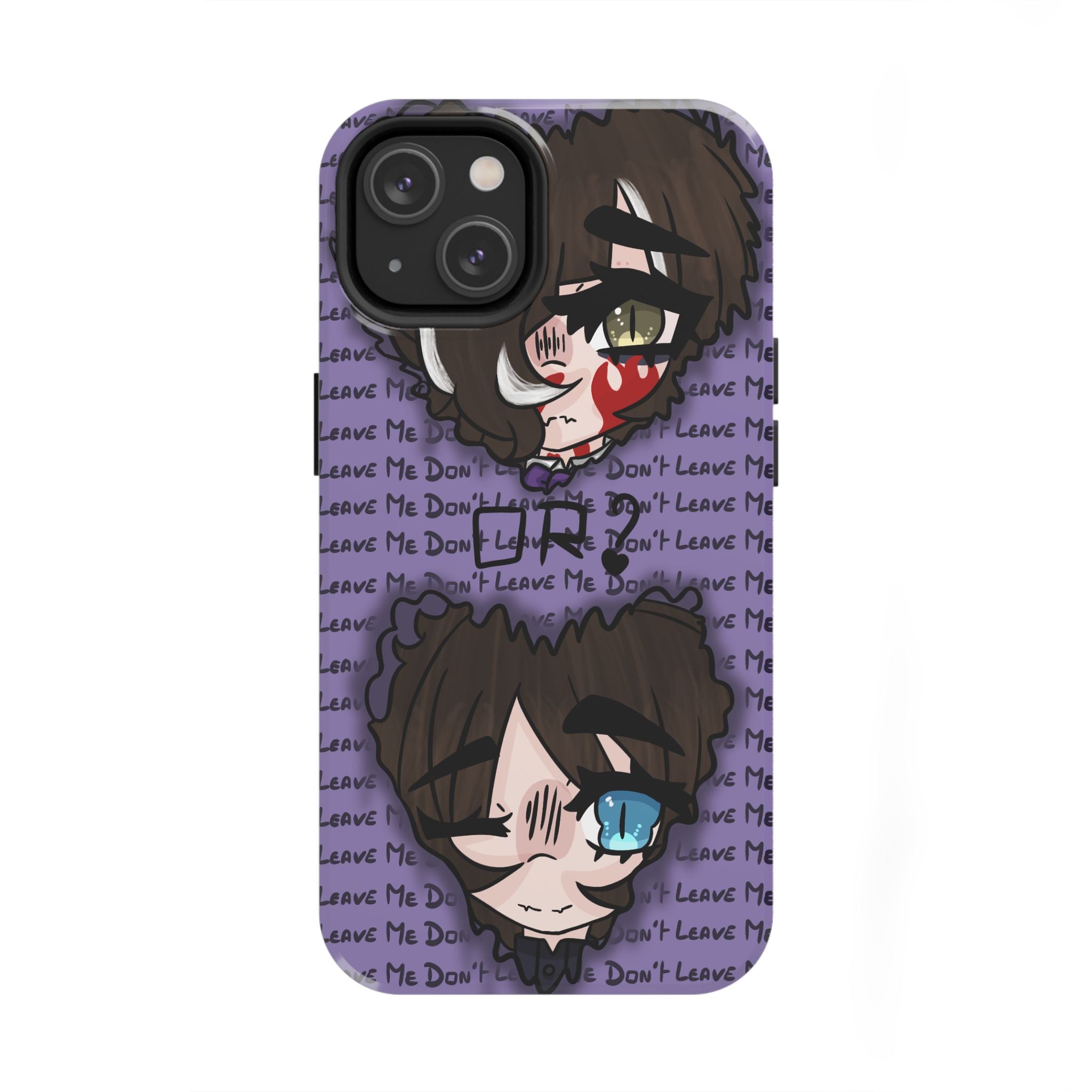 Renée Lysobore "Me or Them" Phone Case