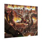 yukurivt "Fighting Village" Poster - KatDragonz