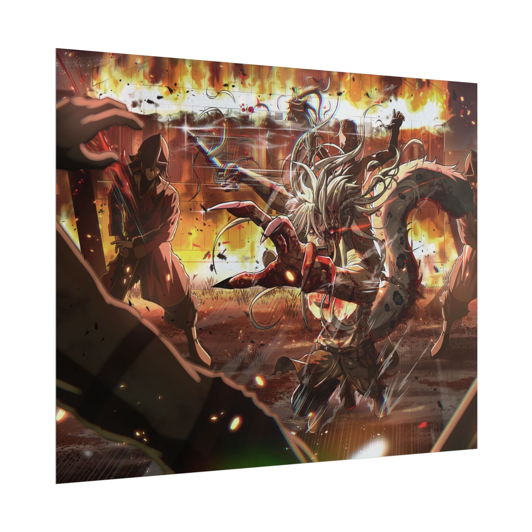 yukurivt "Fighting Village" Poster - KatDragonz