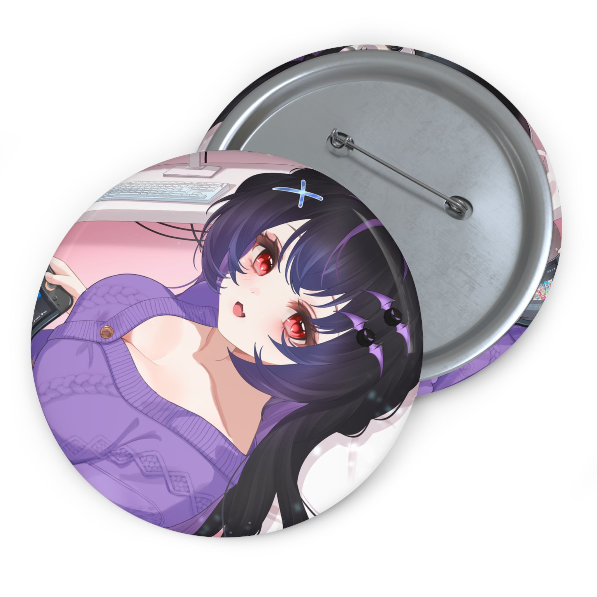 ChibiAnn "Gaming" Pin Button