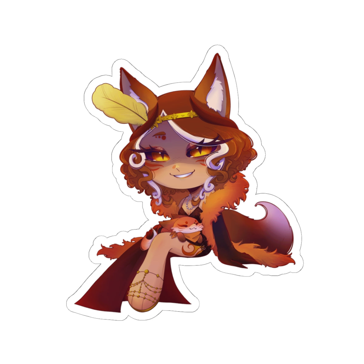 TakumiChiaki "Smug" Sticker