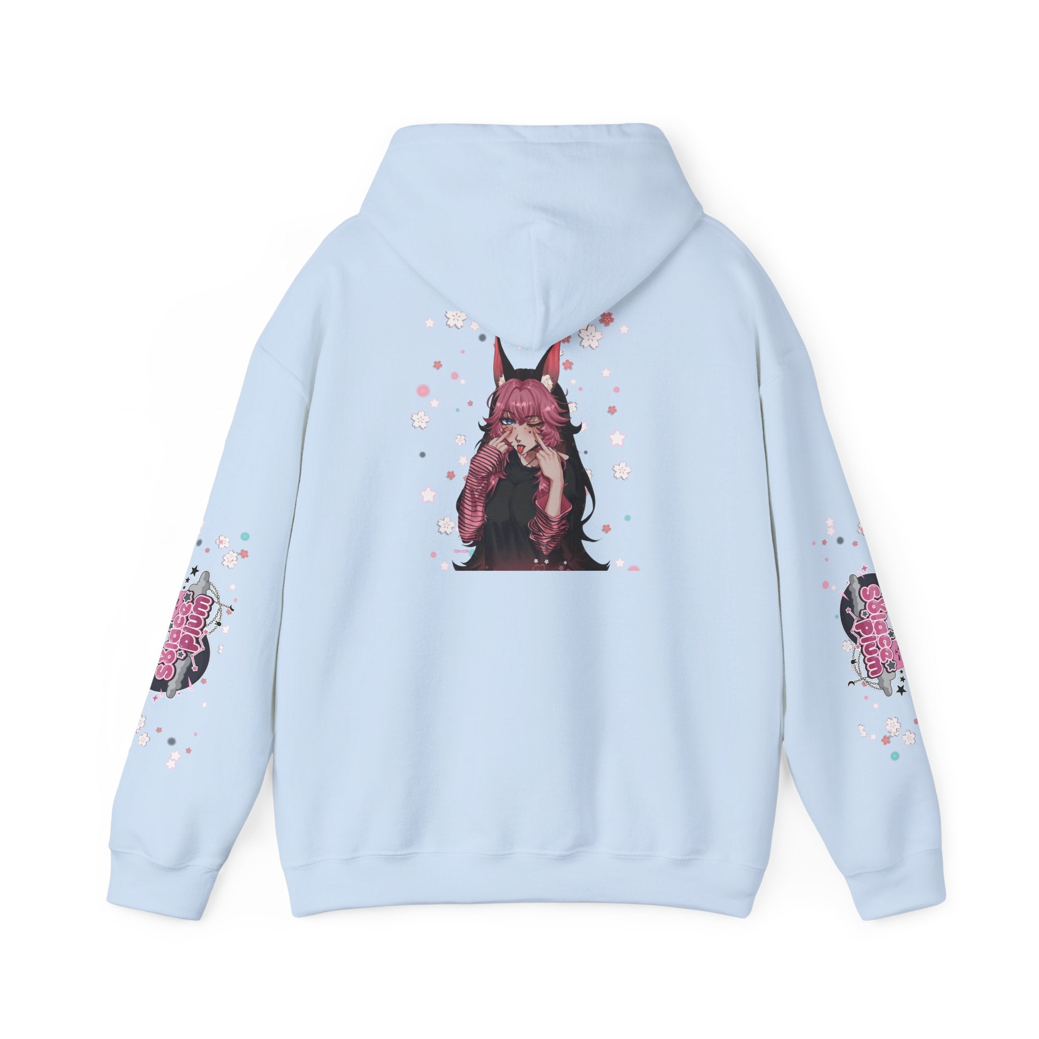 Solace Plum Colored "Blep" Designer Hoodie
