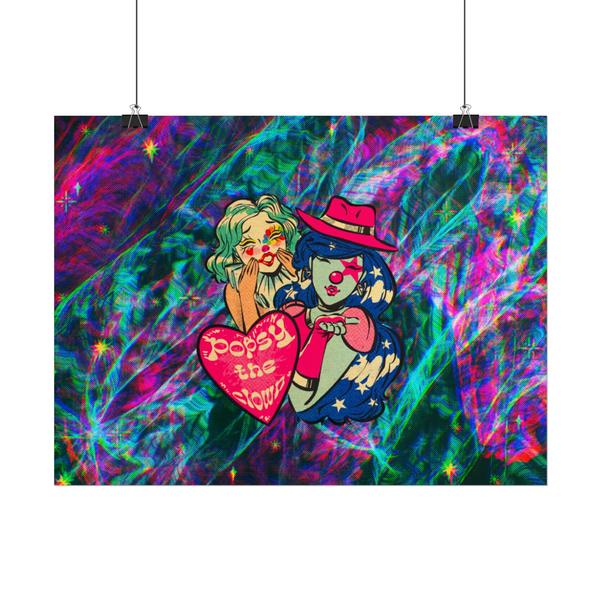 PopsyTheClown "ArtPopsy" Poster