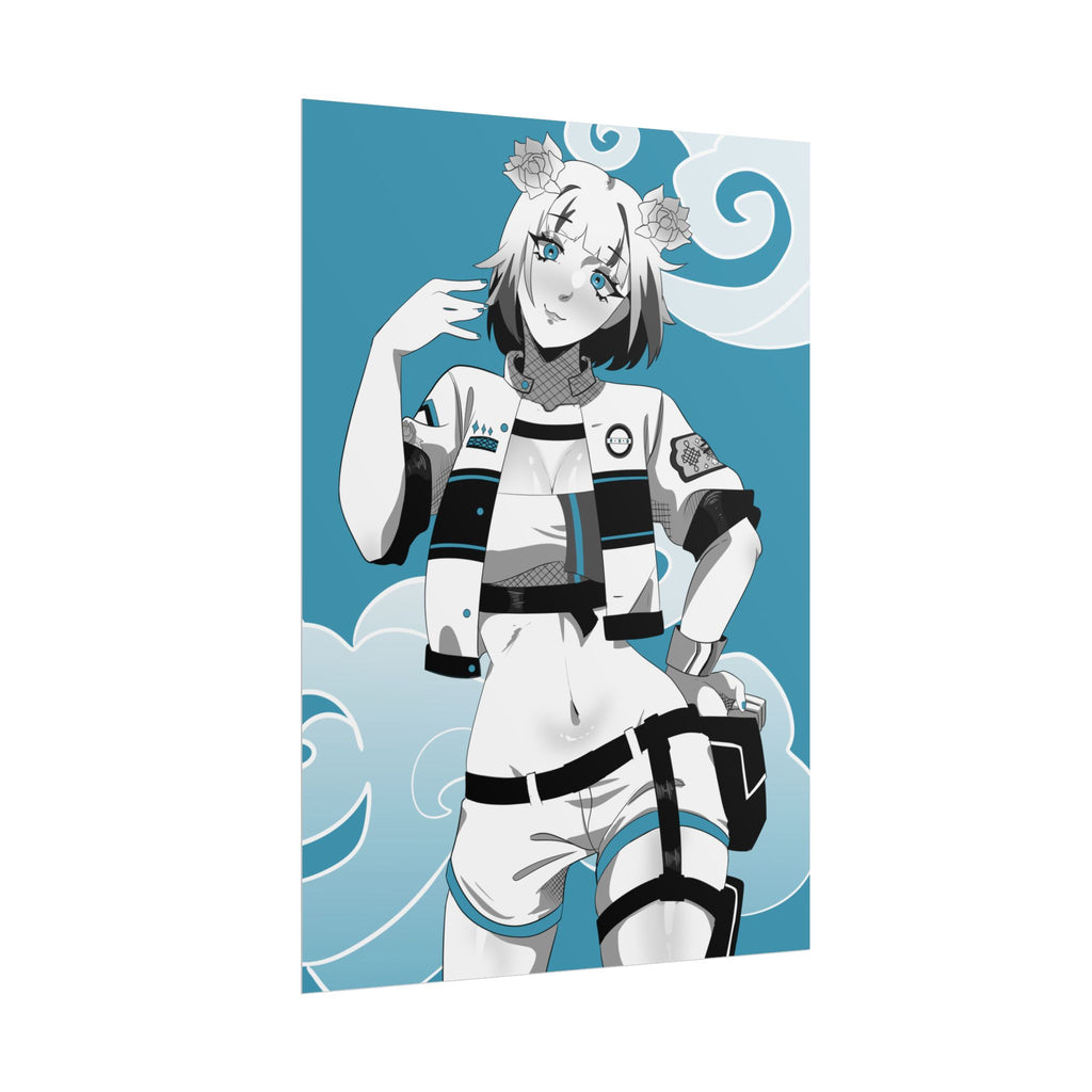 AshenMei Monochrome Poster