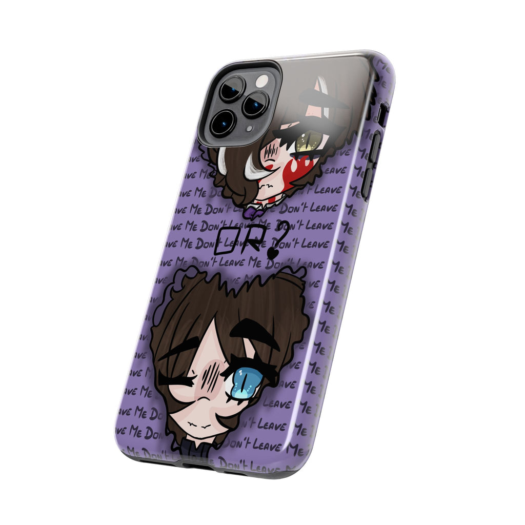 Renée Lysobore "Me or Them" Phone Case
