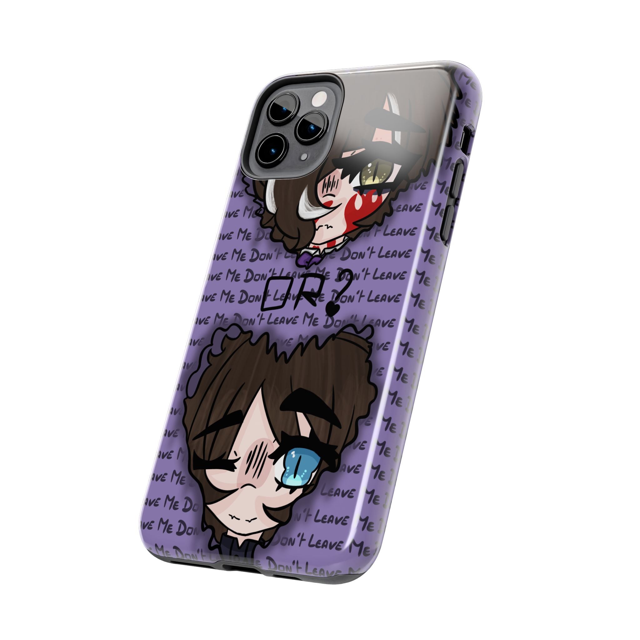 Renée Lysobore "Me or Them" Phone Case