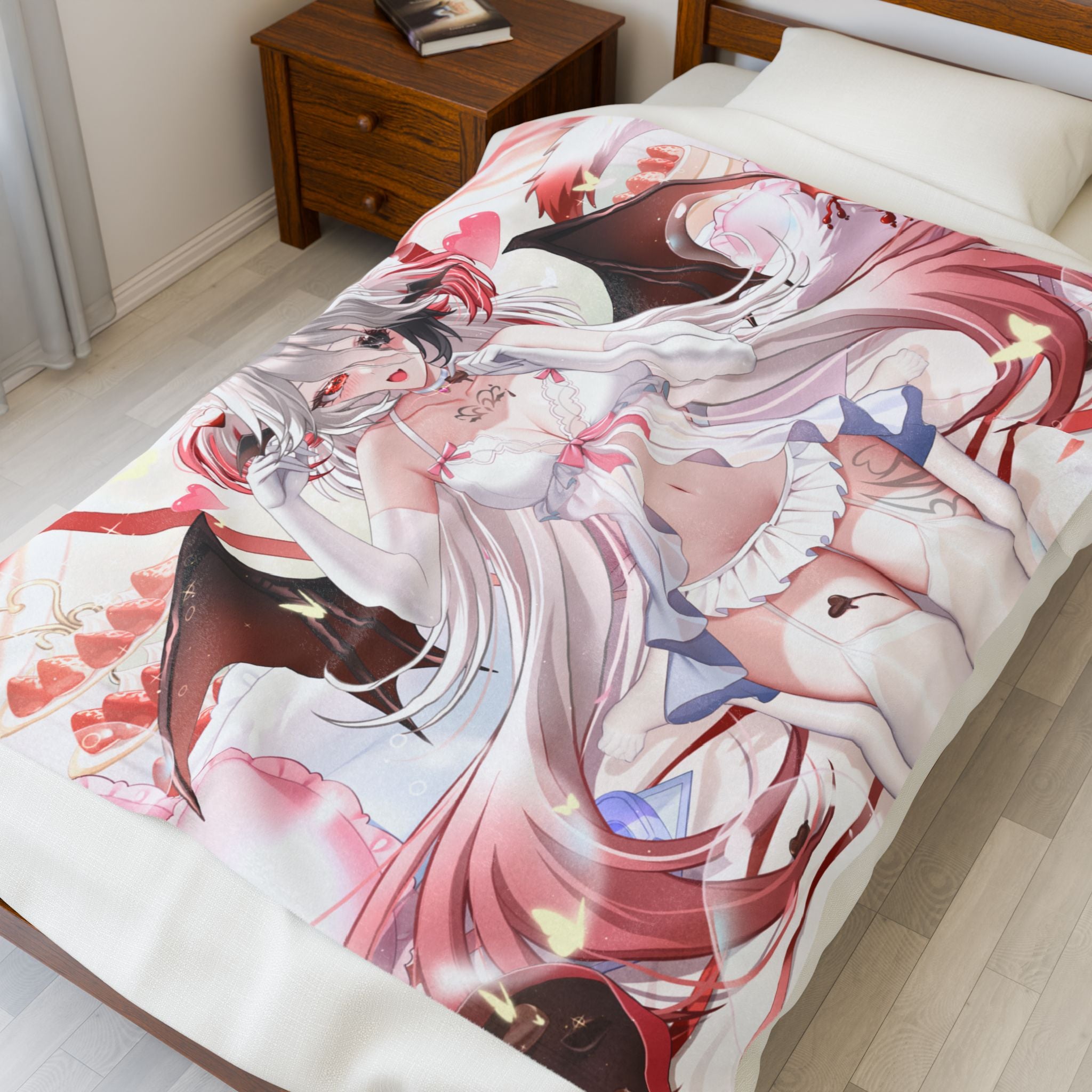 Nekonii "Valentine's Feast" Blanket