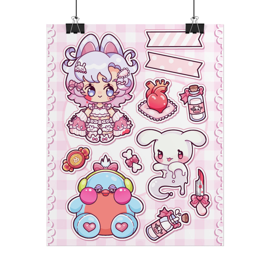 Npc_Brutus "Cute and Chibi" Poster