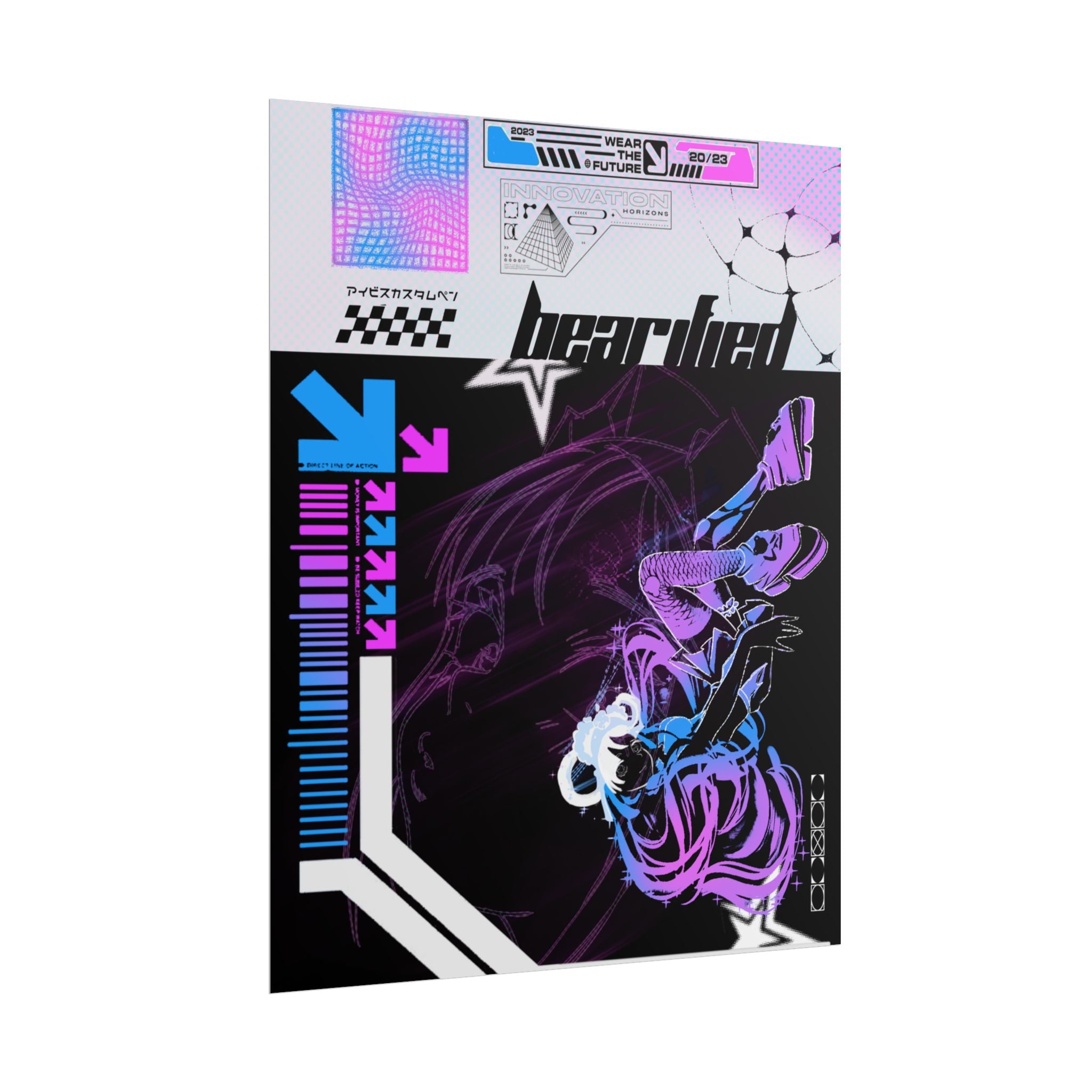bearwithchloee "Retrowave" Poster