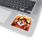 The Wise Doggo Fire Sticker