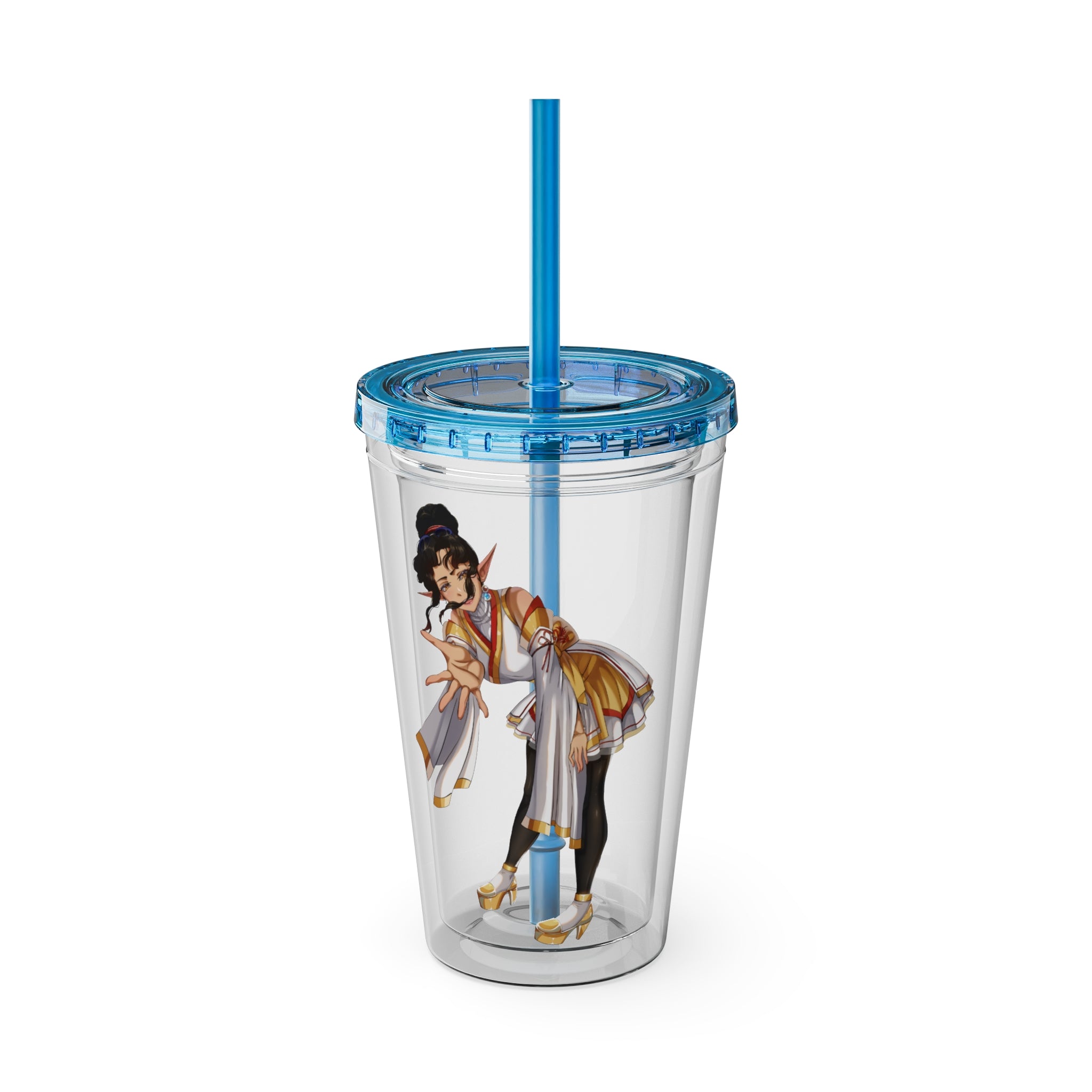 LadyKnightLynx "Reaching Out" Acrylic Tumbler