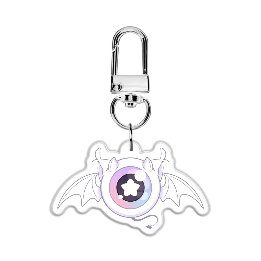 nekowomai "Eyevii" Front-Side Epoxy Keychain