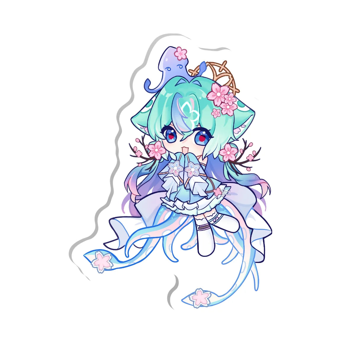 Eggie Weggie "Smol Cheeb" Acrylic Pin