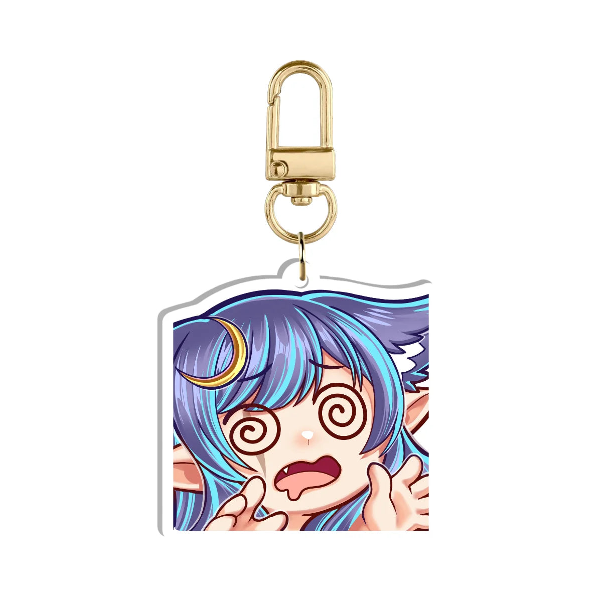 Wolvenmoonshadow "Hungry" Keychain