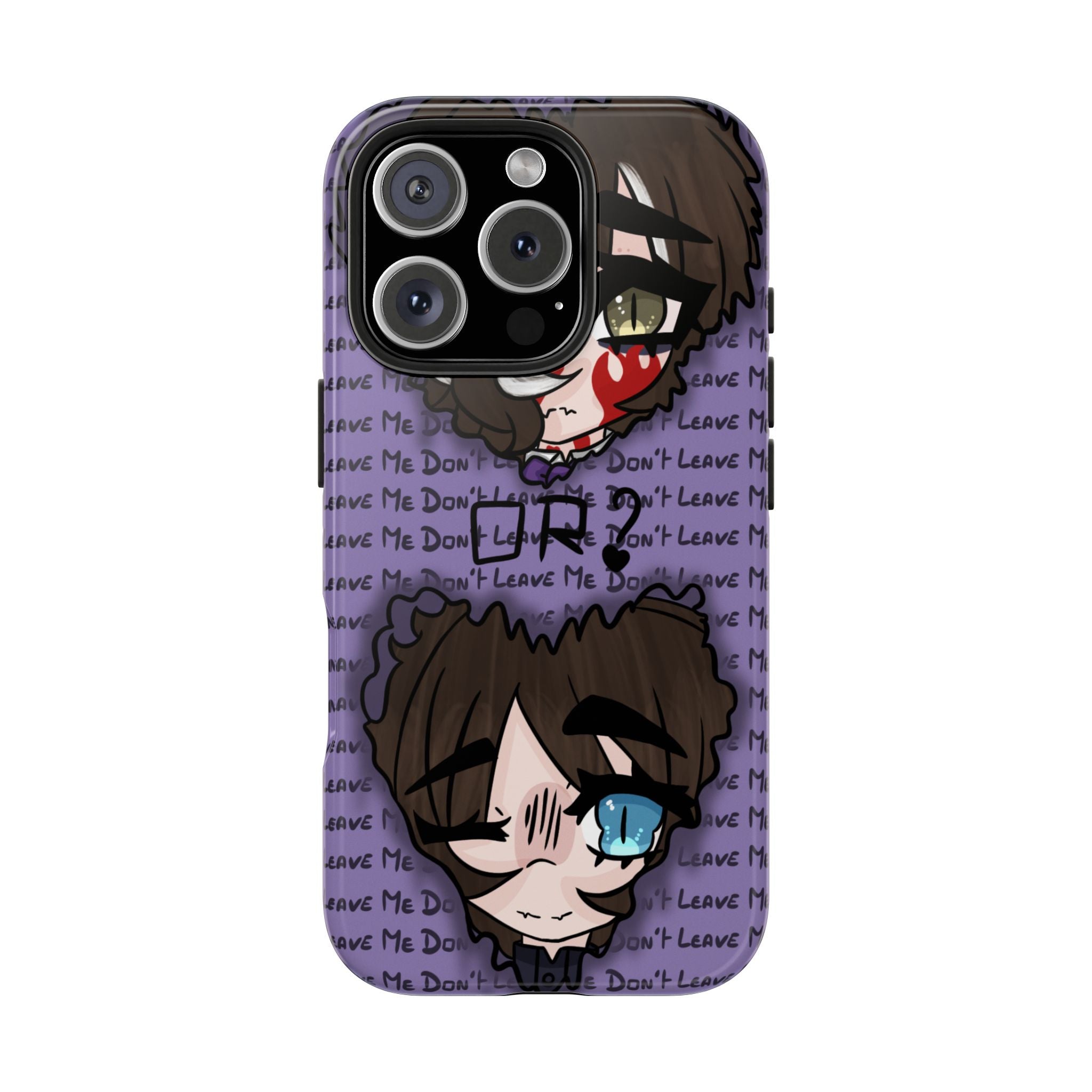 Renée Lysobore "Me or Them" Phone Case