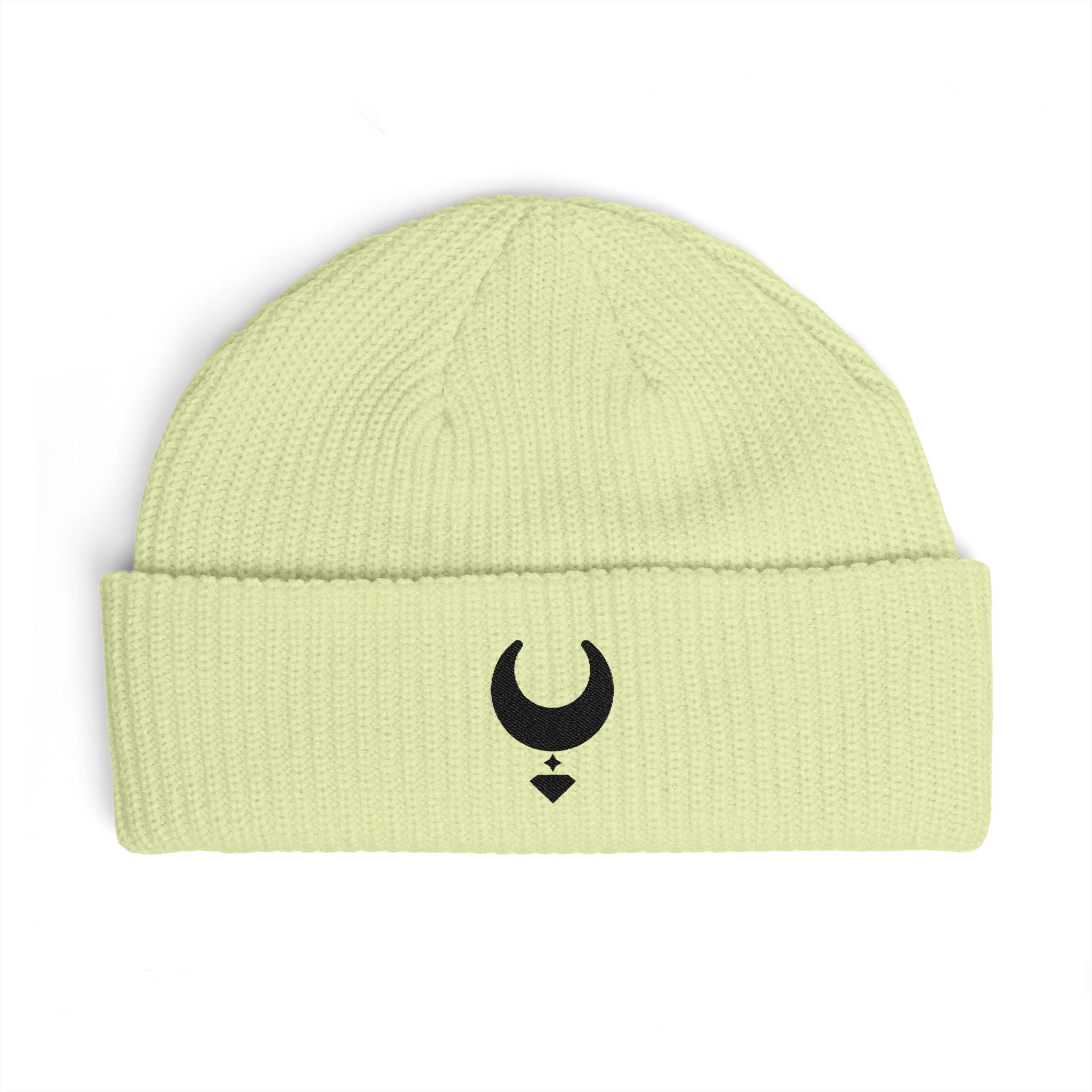 Artemis Gem Black Emblem Beanie