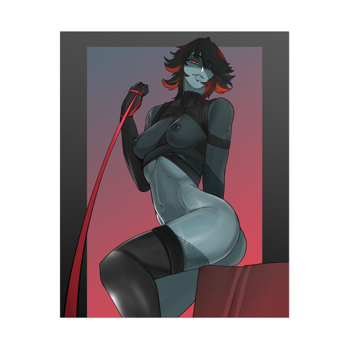 NonbiteyZombie "Tight Leash" Poster - KatDragonz
