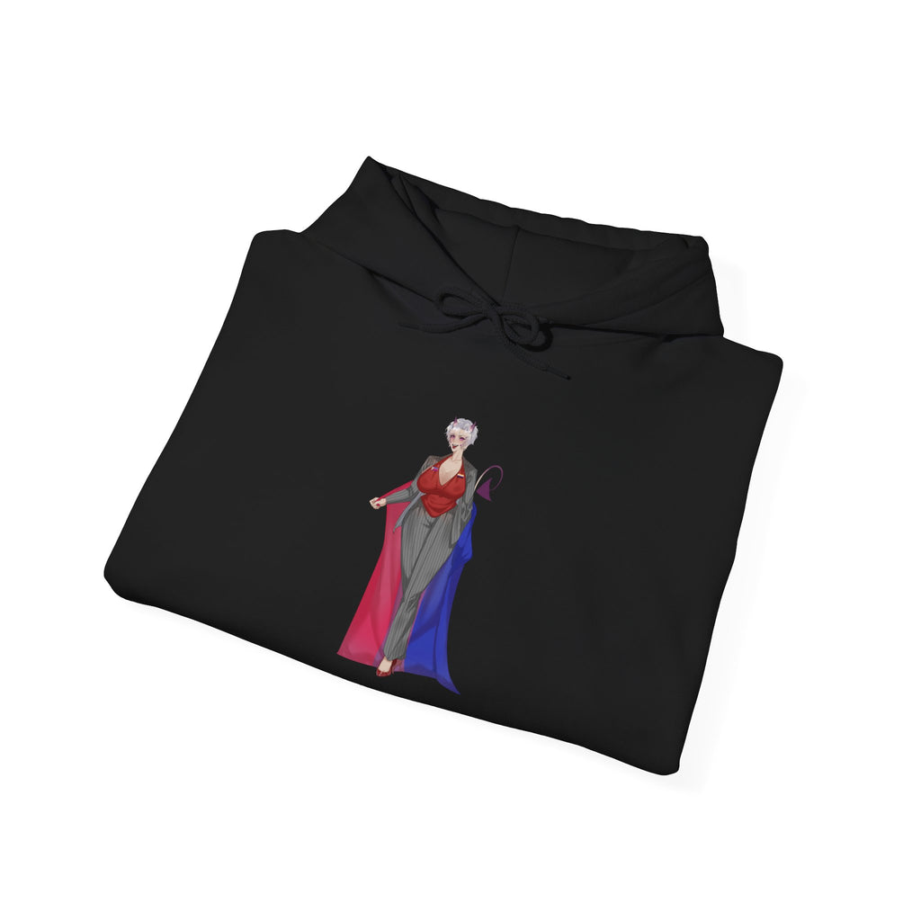 BasicallyVal "Red and Blue" Hoodie