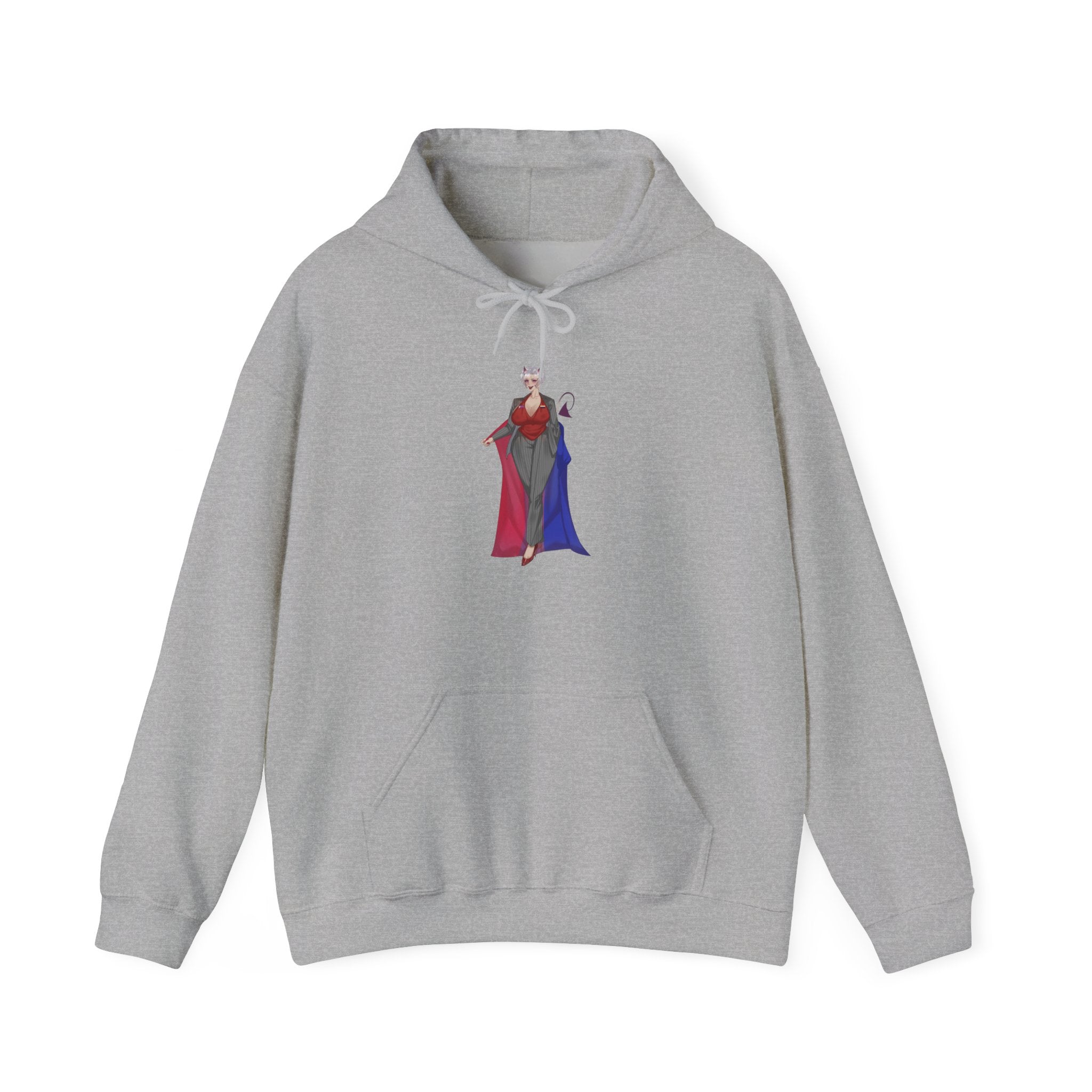 BasicallyVal "Red and Blue" Hoodie