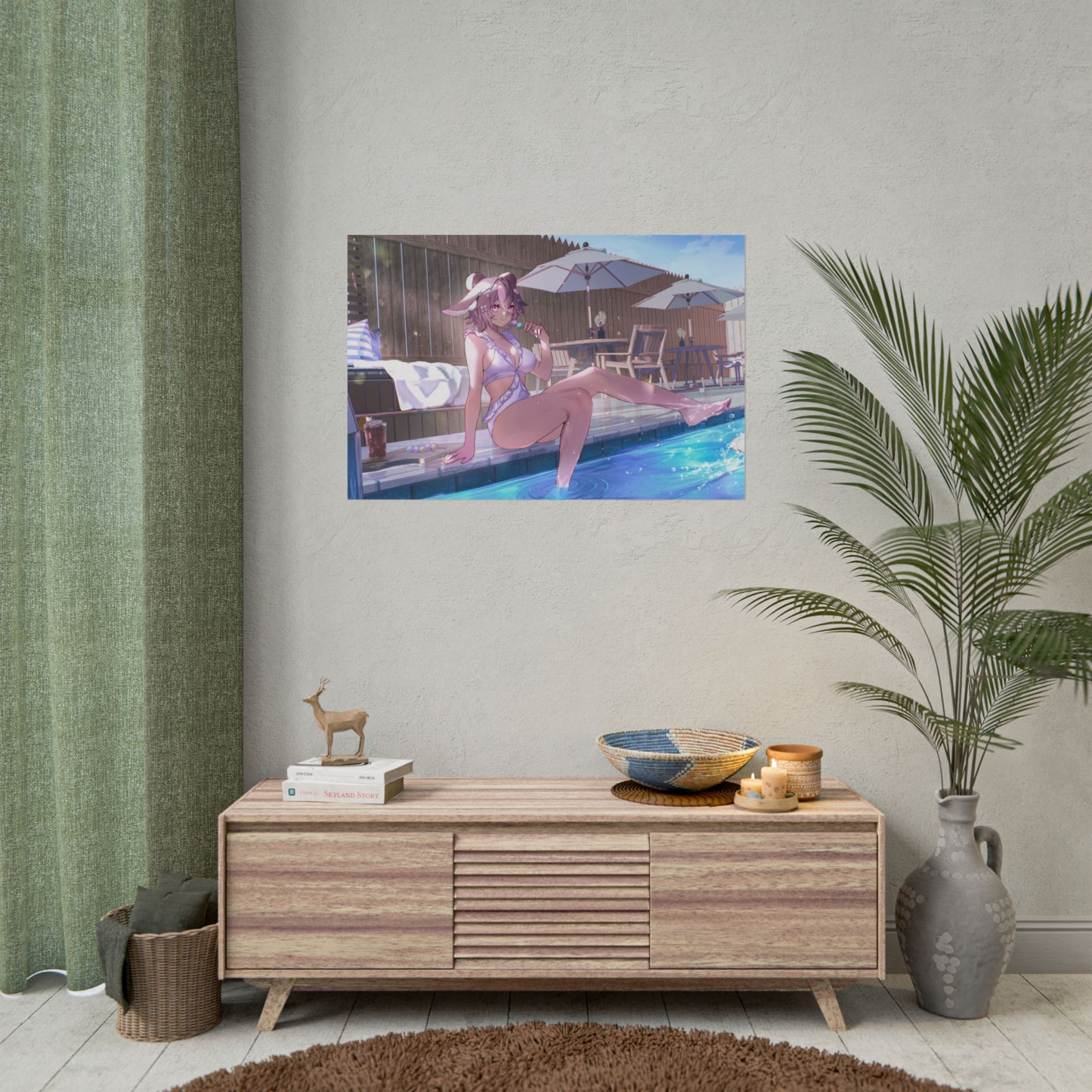 TiramisuBunny "Snack by the Pool" Poster