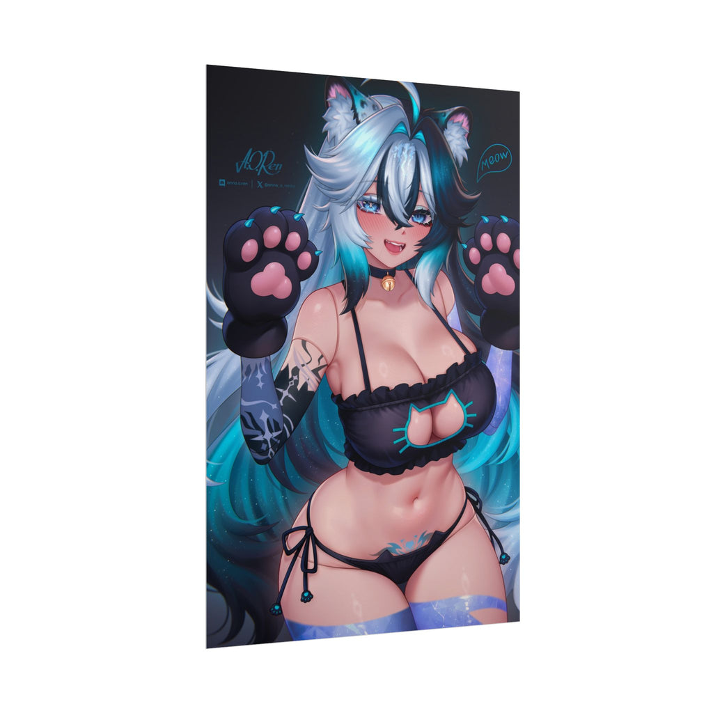 Mimi "Keyhole Kitty" Poster