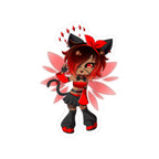 Rawr! Vixie Sticker