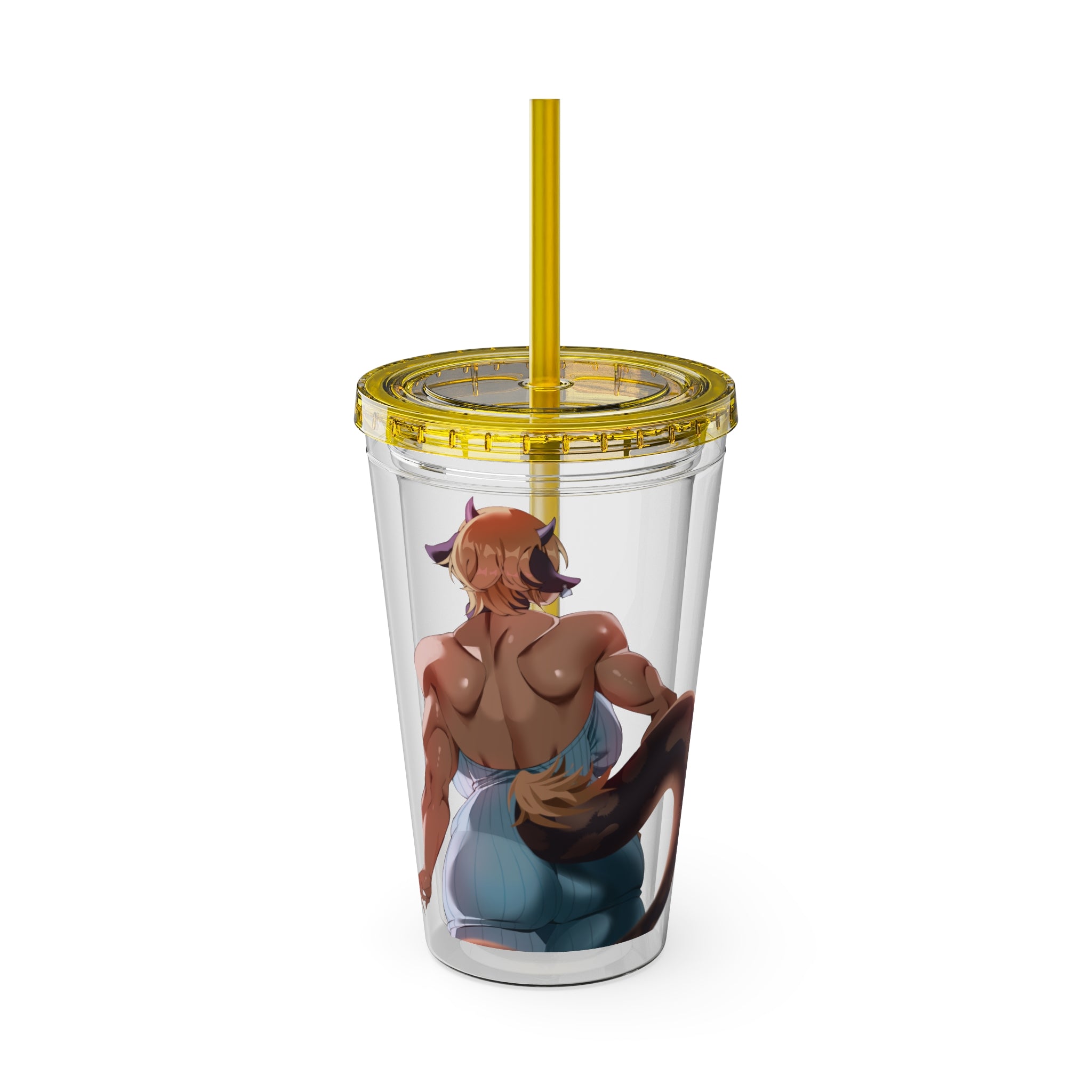 KeytheMoo "Talk to the Tail" Acrylic Tumbler
