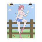 StrawberryMilkMaid "Fence Sitting" Poster