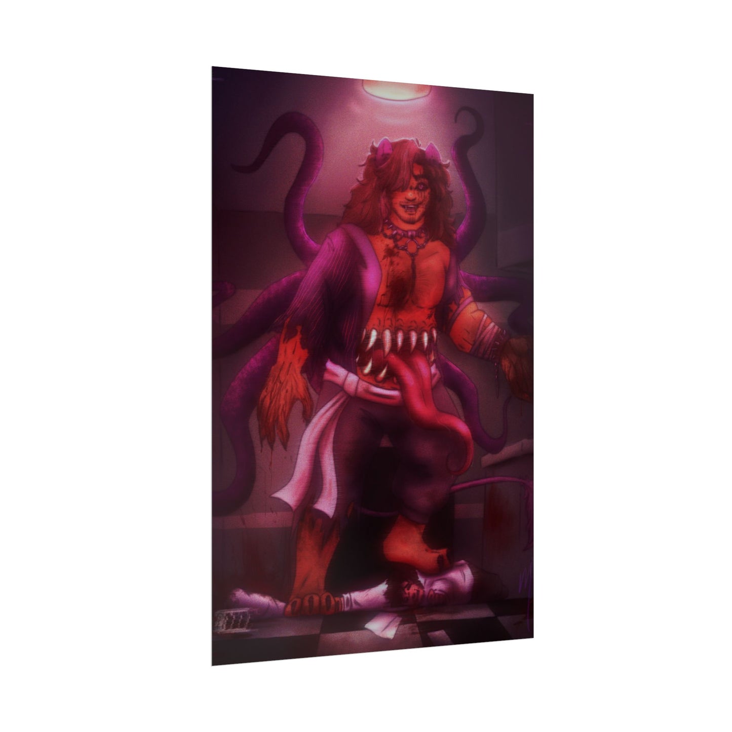 "Caught in 4K" htxLion Poster