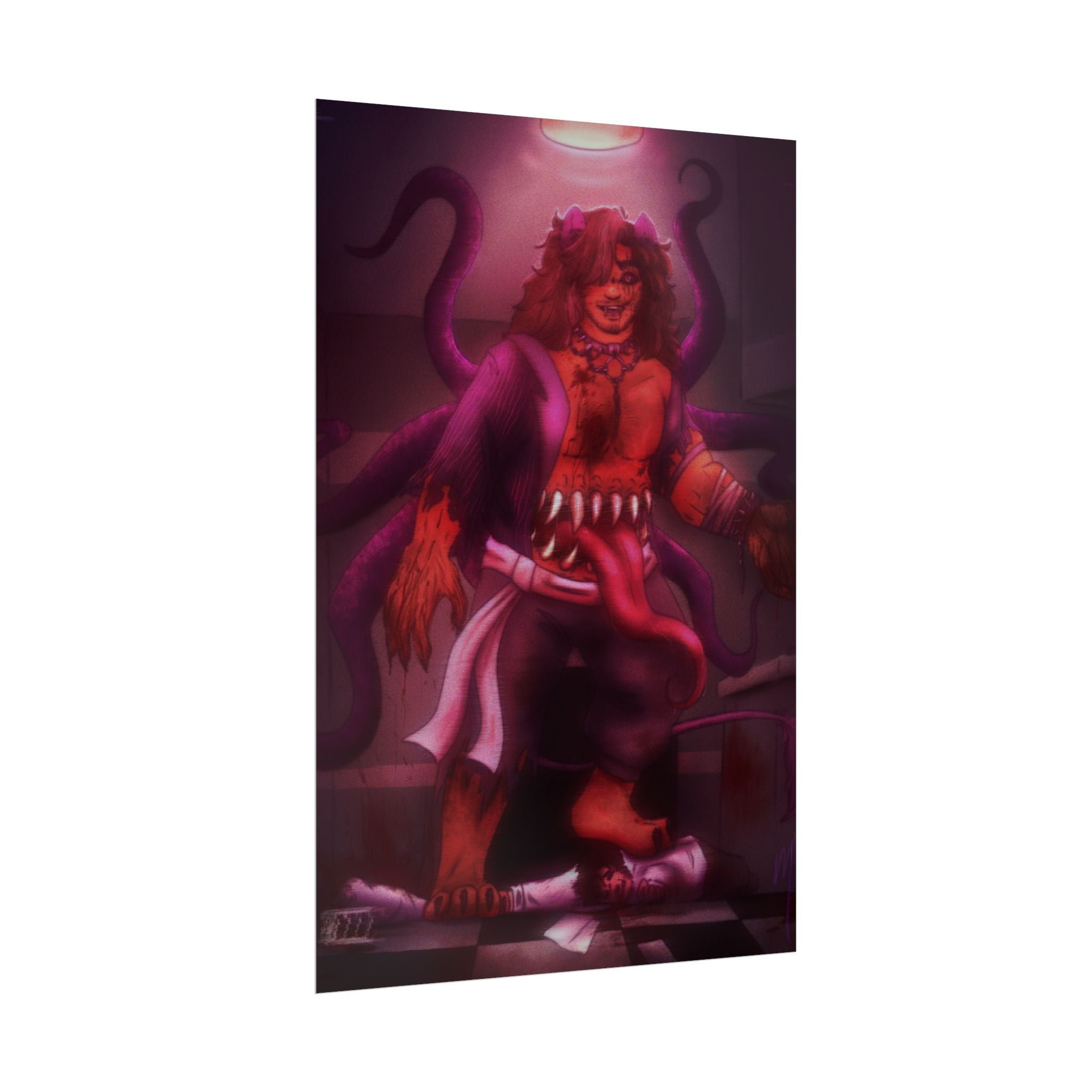 "Caught in 4K" htxLion Poster