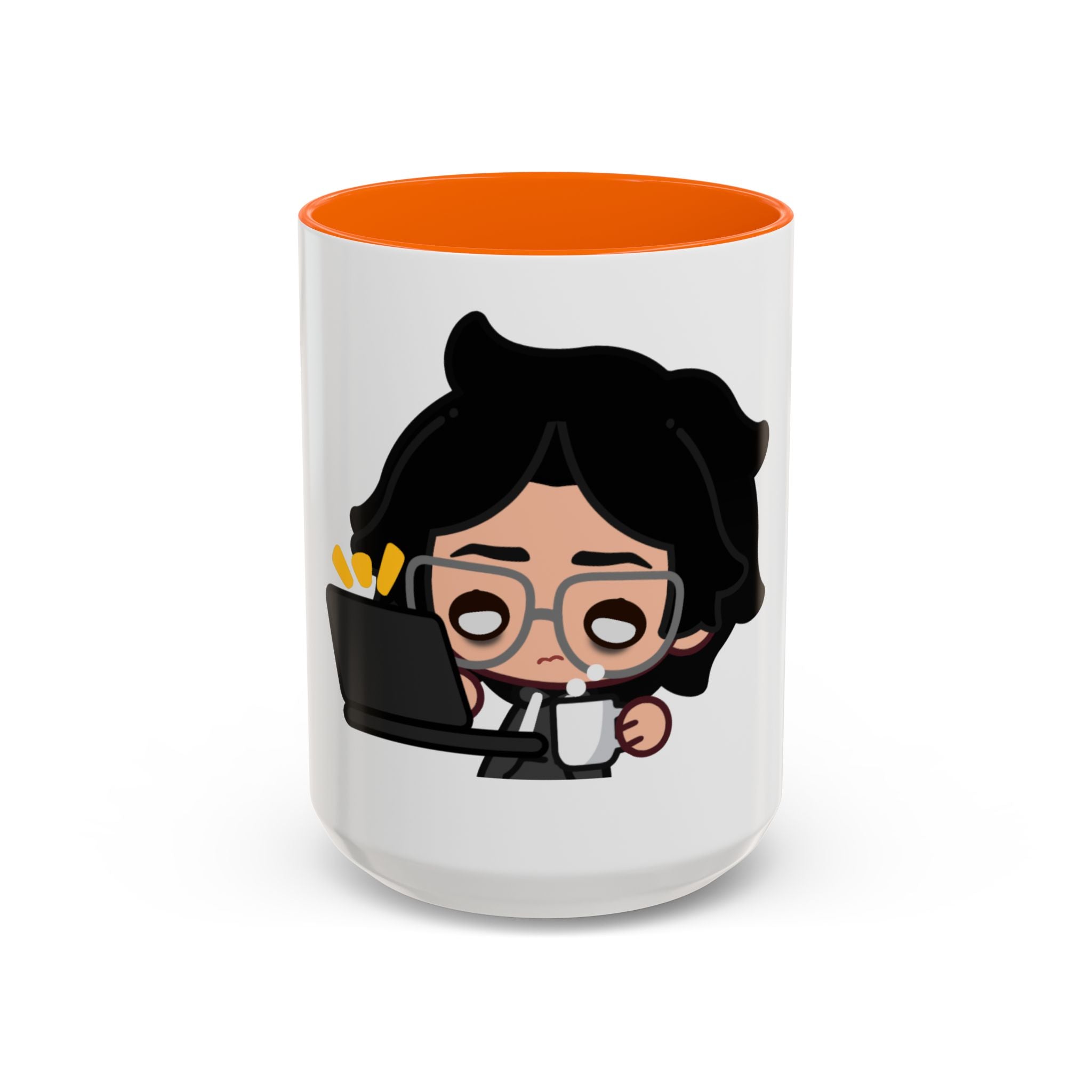 RyoPlaying "Exhausted" Accent Mug