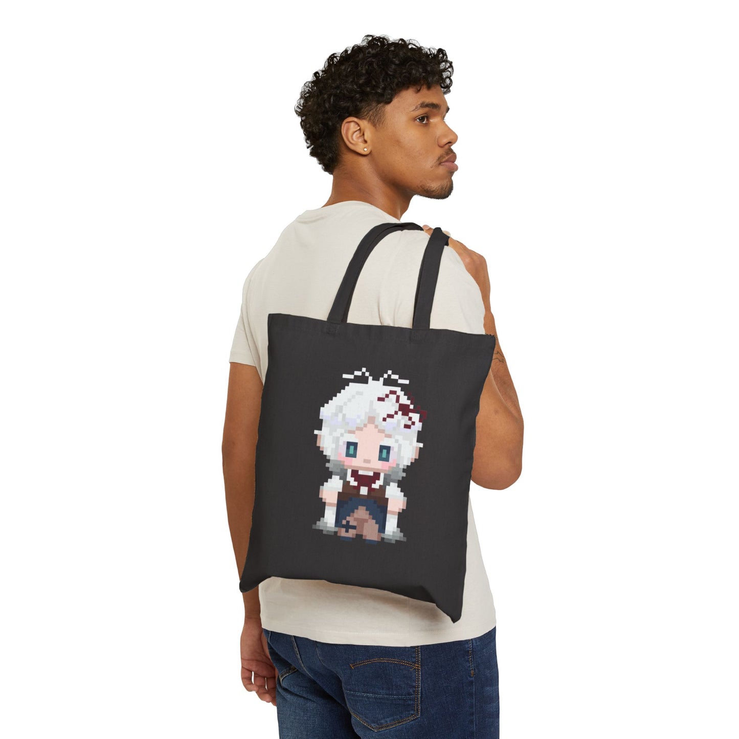 Joonie Mortem Pixel Tote Bag