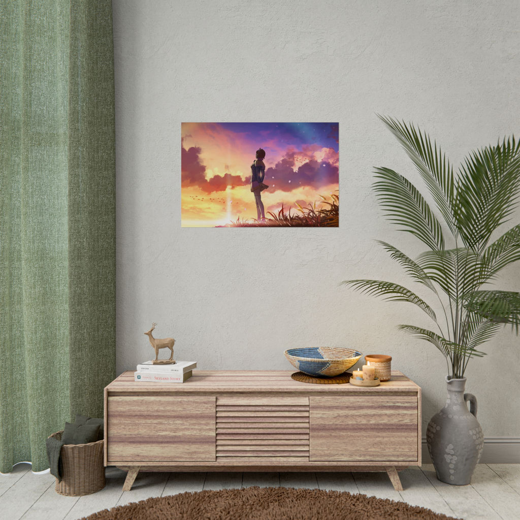 LunarNovaa "Petals at Dusk" Poster