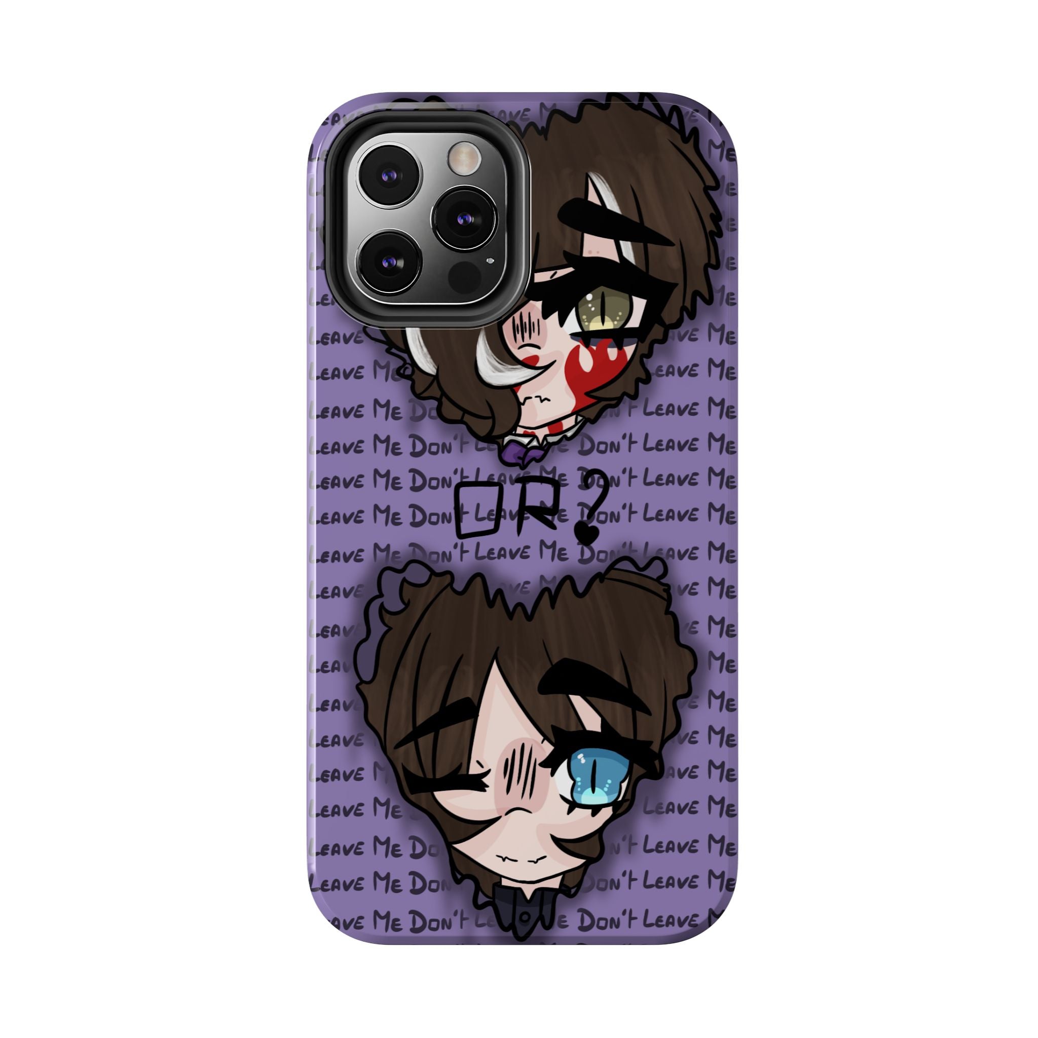 Renée Lysobore "Me or Them" Phone Case