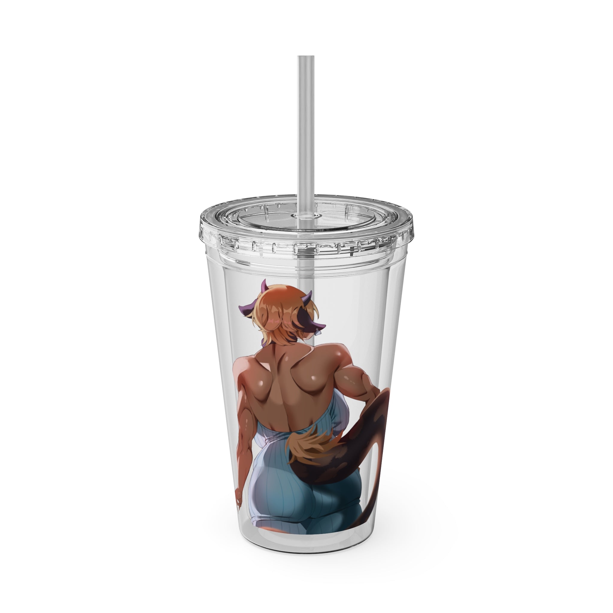 KeytheMoo "Talk to the Tail" Acrylic Tumbler