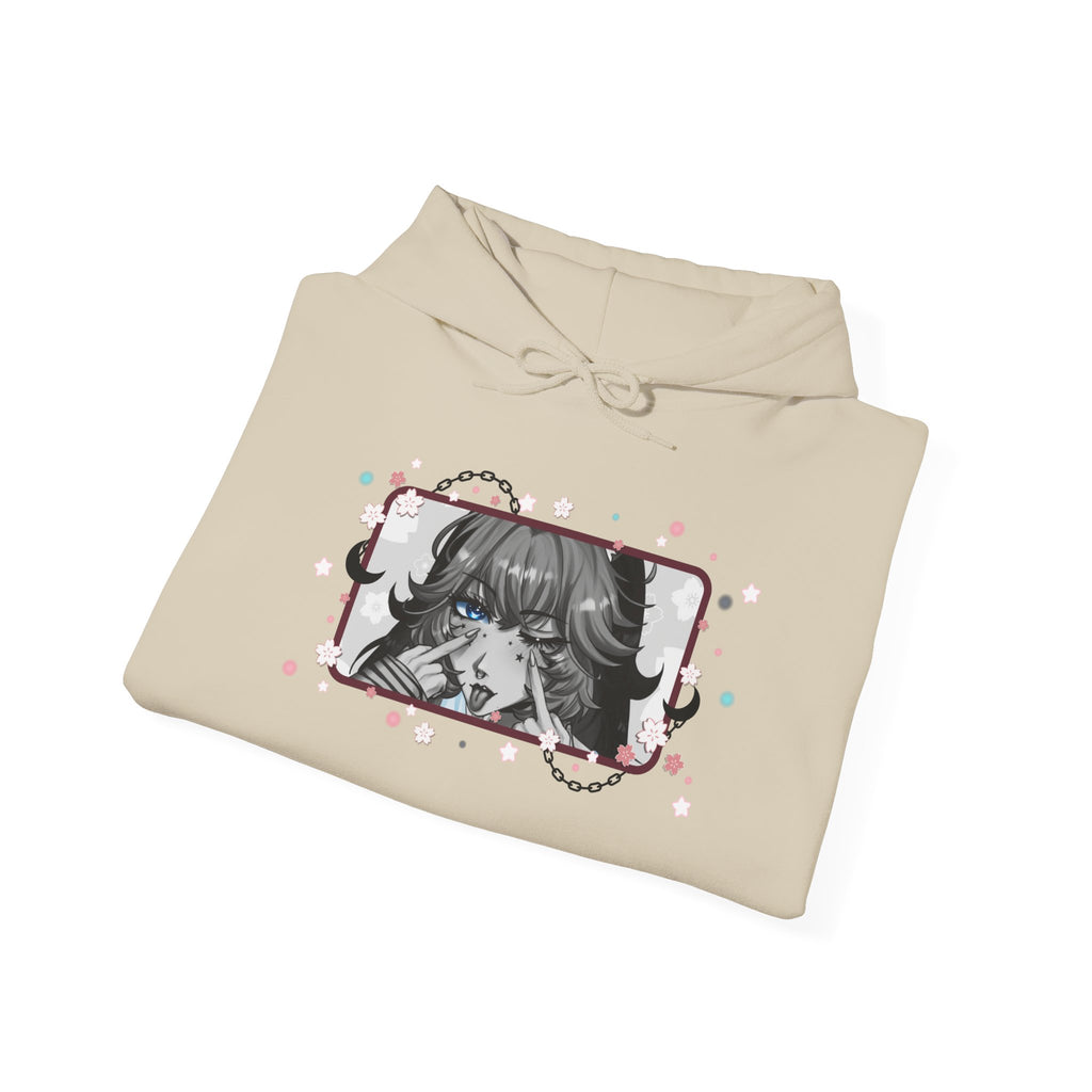Solace Plum BW "Blep" Designer Hoodie