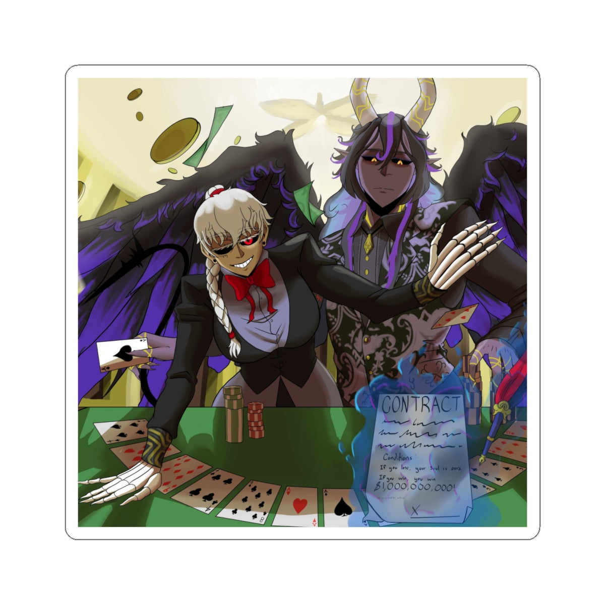 CaligoMorningstar "Poker Table" Sticker