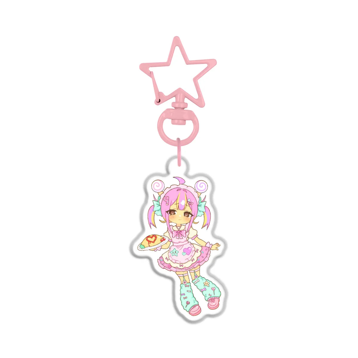 punipunibug "Omurice Love" Holographic Keychain