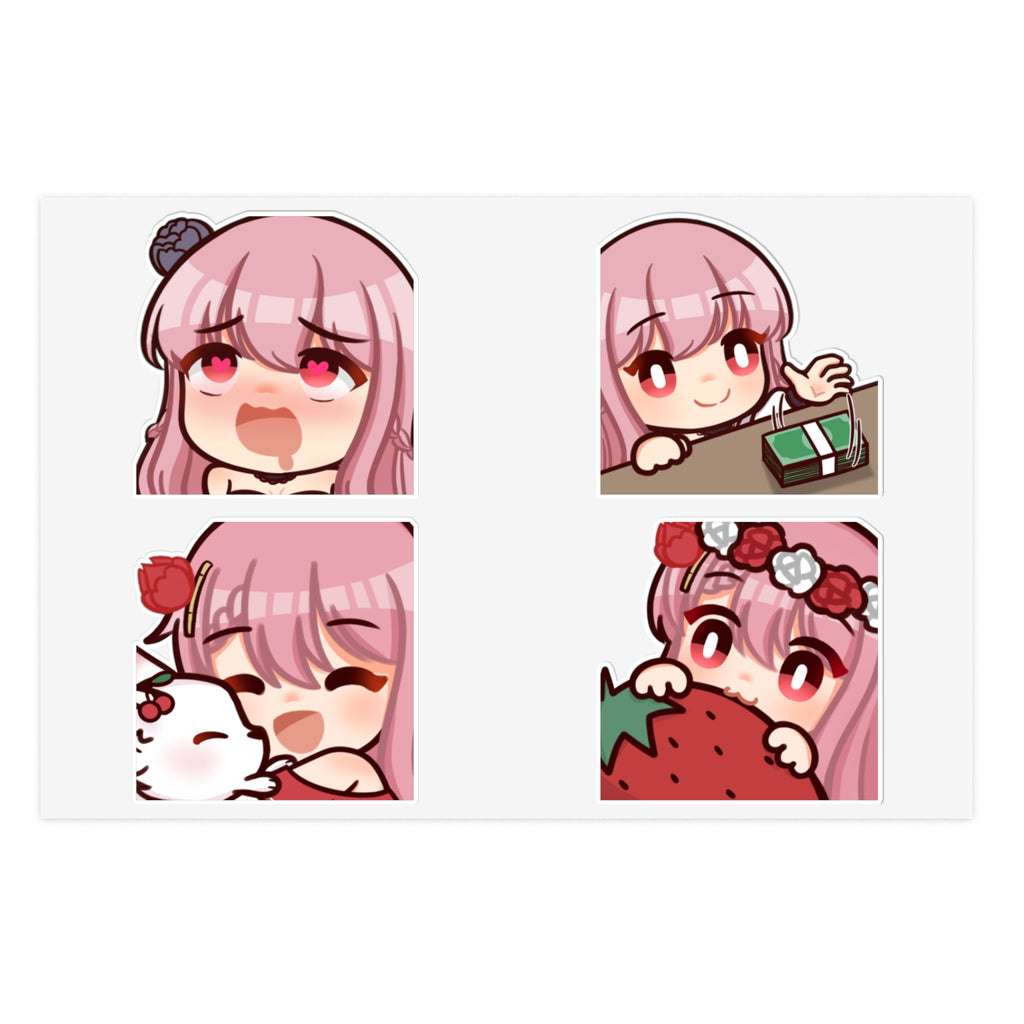 HanamiMomo Sticker Sheet