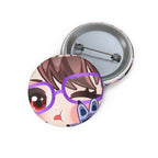 RockLoLove "Pressed Against" Pin Button
