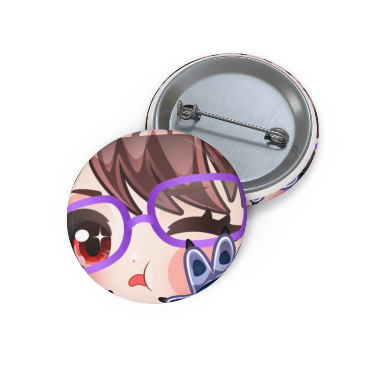 RockLoLove "Pressed Against" Pin Button