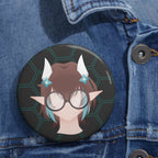 Ashdown Anthea "Silhouette" Pin Button
