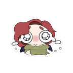 RavensnTeacups "Crying" Sticker