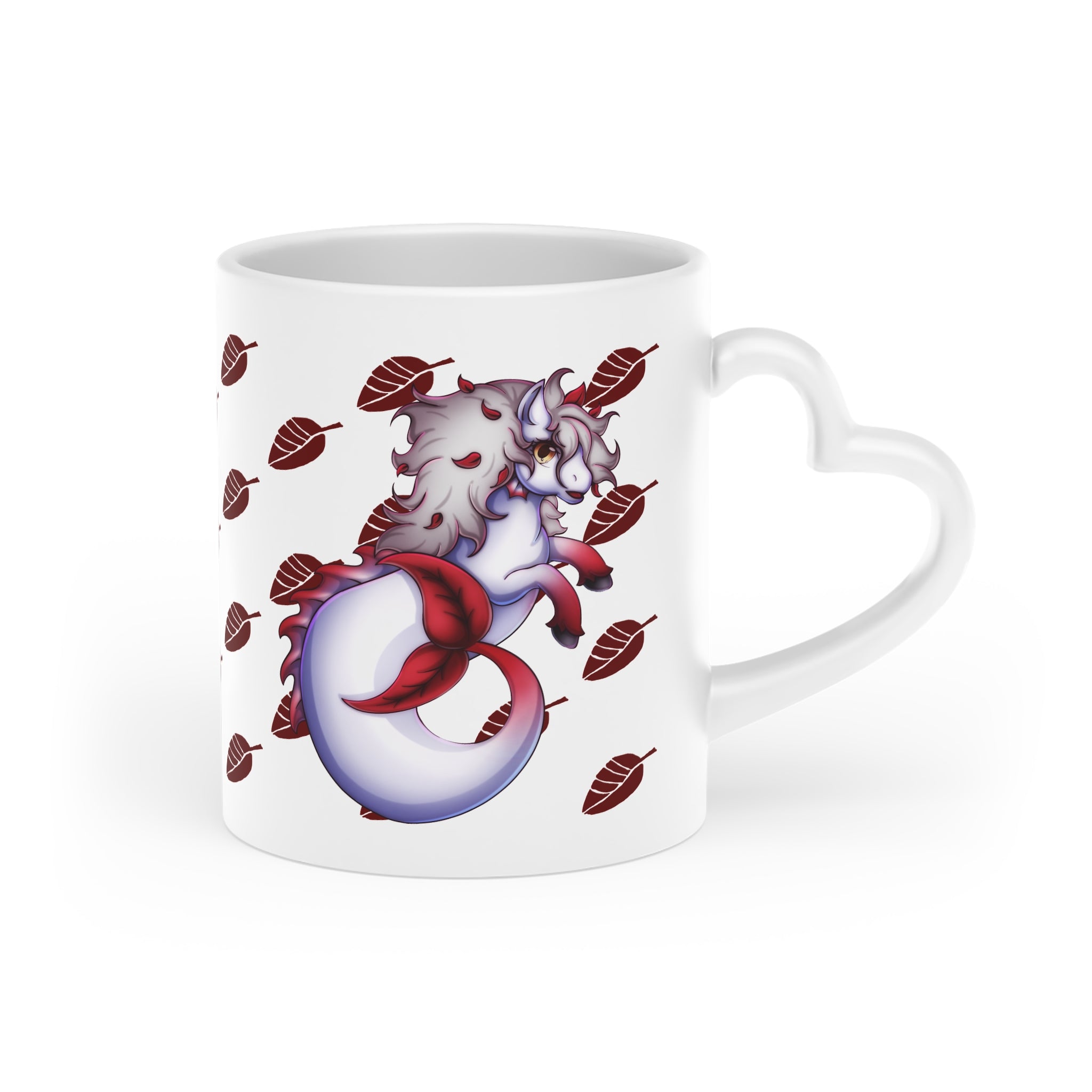 Connla Mascot Heart-Shaped Mug