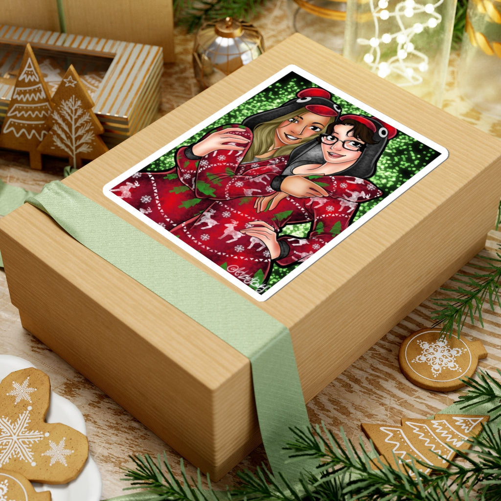 AmandaLeighCosplay "Christmas PJ Party" Sticker
