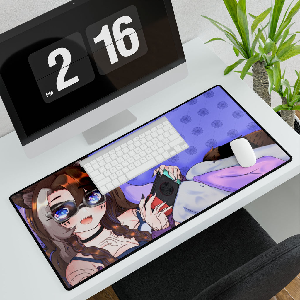 RozeyBlue "Cozy Rozey" XL Plus Deskmat