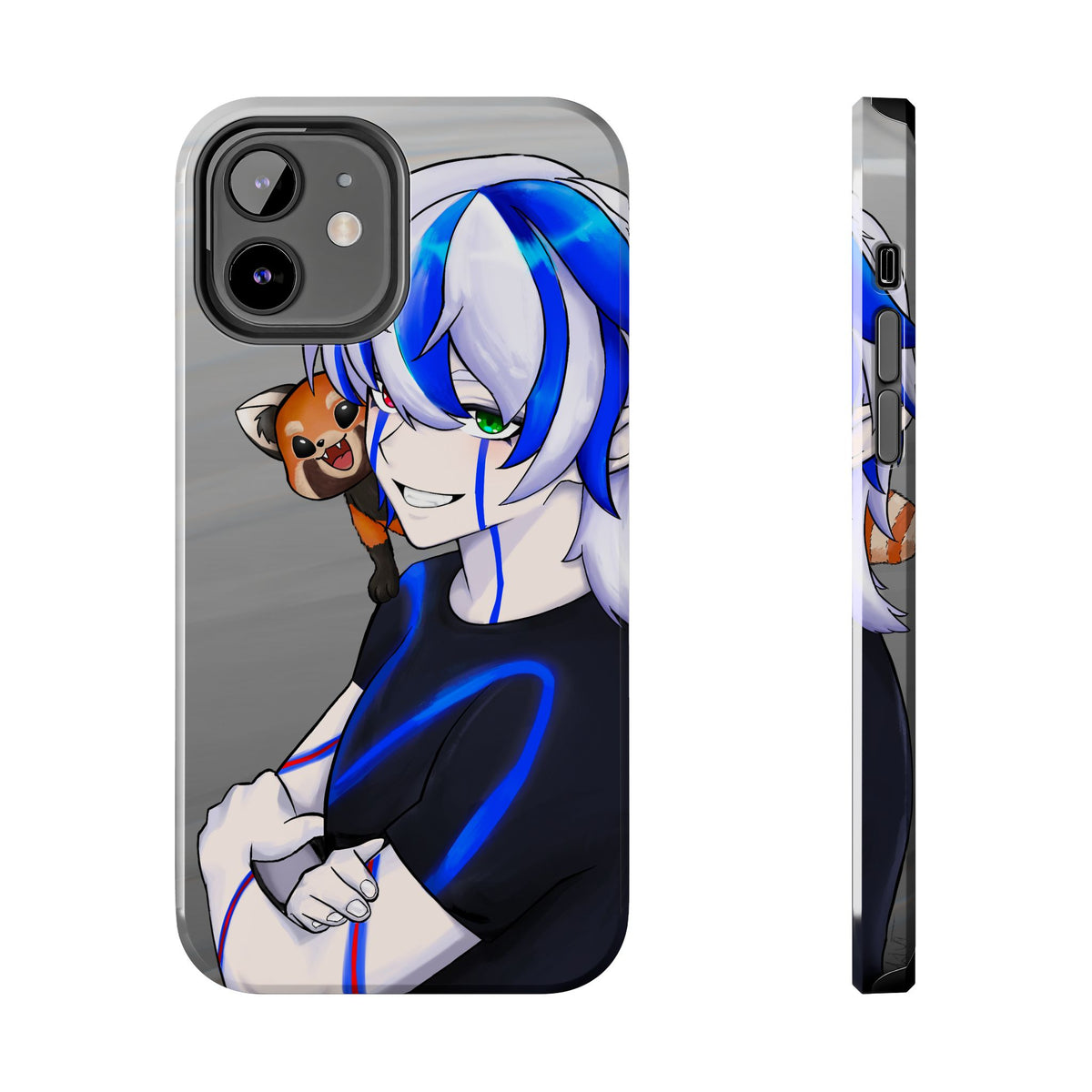 Ray Xash "Red Panda Companion" Phone Case